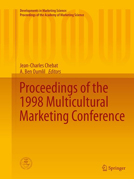 Produktbild: Proceedings of the 1998 Multicultural Marketing Conference