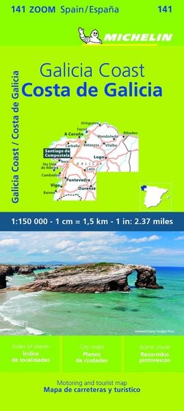Produktbild: Michelin Costa de Galicia, Galicische K&uuml;ste
