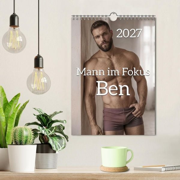 Produktbild: Mann im Fokus - Ben (Wandkalender 2027 DIN A4 hoch), CALVENDO Monatskalender