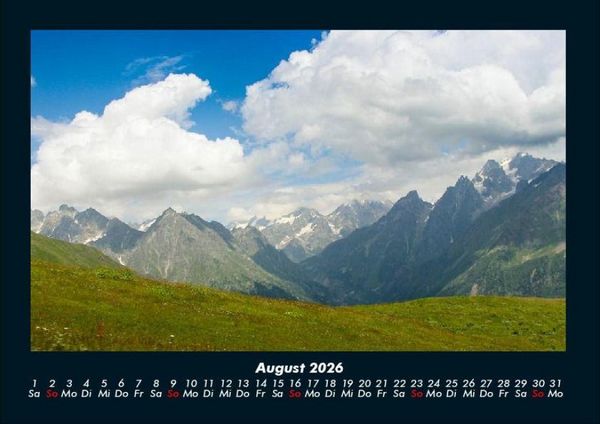 Produktbild: Bergige Welten 2026 Fotokalender DIN A4