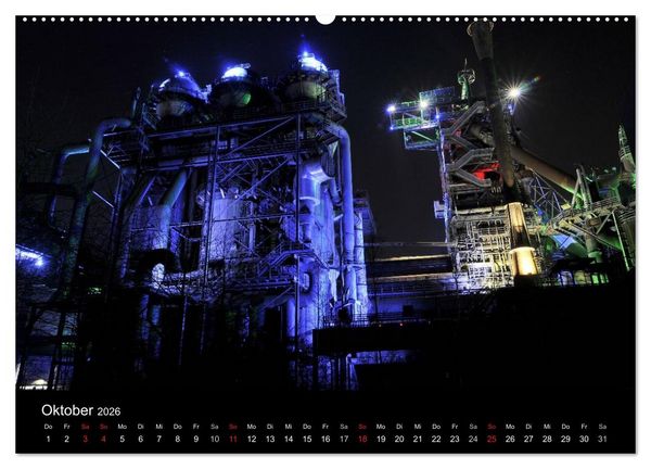 Produktbild: Industriekultur Ruhrgebiet (Wandkalender 2026 DIN A2 quer), CALVENDO Monatskalender
