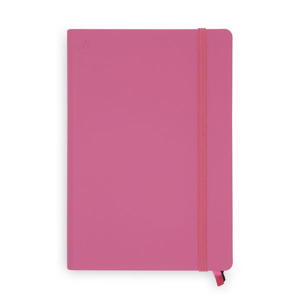 Produktbild: Notizbuch A5 Hardcover Candy Pink Liniert, 240 Seiten