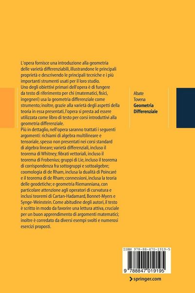Produktbild: Geometria Differenziale