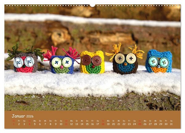 Produktbild: Aus Liebe zum H&auml;keln (Wandkalender 2026 DIN A2 quer), CALVENDO Monatskalender