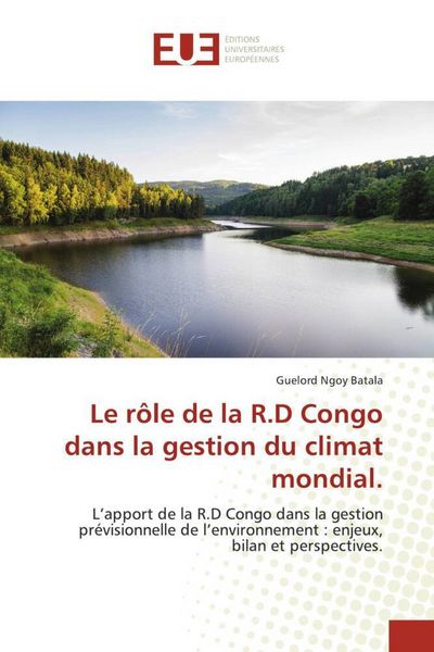 Produktbild: Le r&ocirc;le de la R.D Congo dans la gestion du climat mondial.