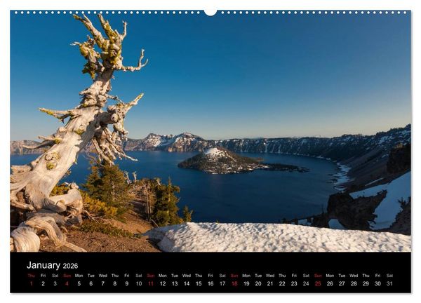 Produktbild: USA Nature Deluxe (High Quality Premium Wall Calendar 2026 DIN A2 landscape),CALVENDO 12 Month Wall Calendar