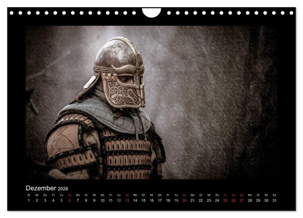 Produktbild: Wikinger und Krieger (Wandkalender 2026 DIN A4 quer), CALVENDO Monatskalender