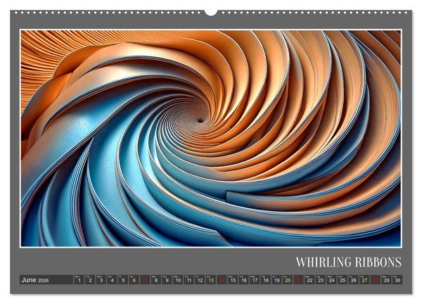 Produktbild: Fantasy in shape and color (Wall Calendar 2026 DIN A2 landscape), CALVENDO 12 Month Wall Calendar