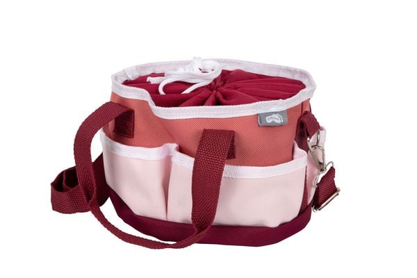 Produktbild: Pferdepflegeset mit Tasche rot