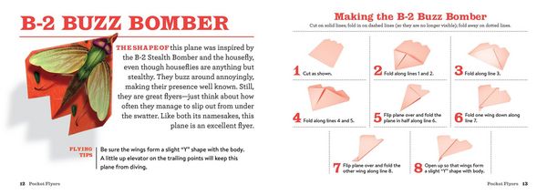 Produktbild: Pocket Flyers Paper Airplane Book