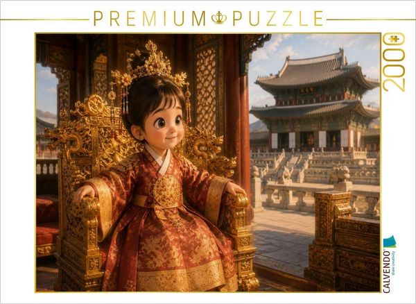 CALVENDO Puzzle Die kleine Königin von Joseon | 2000 Teile Lege-Größe 90 × 67 cm Foto-Puzzle für glückliche Stunden