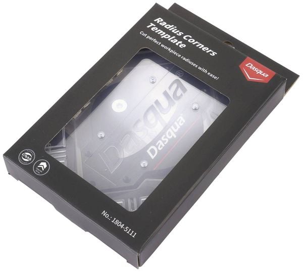 Produktbild: Dasqua 1804-5116 Eckfasen-Vorlage 120mm mit R35 & R40 1St.