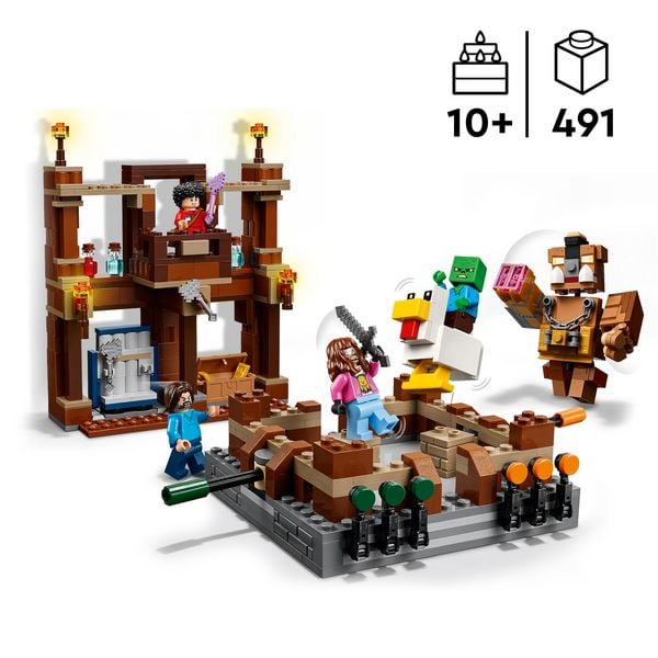 Produktbild: LEGO Minecraft 21272 Waldanwesen mit Boxring, Gamer Geschenk, Spielzeug