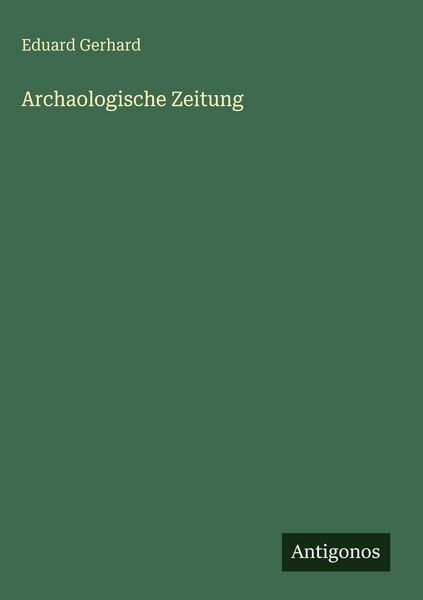 Produktbild: Archaologische Zeitung