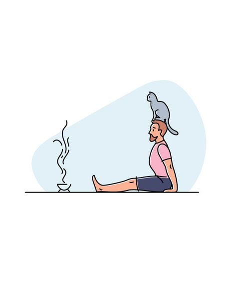 Produktbild: Yoga mit Katze