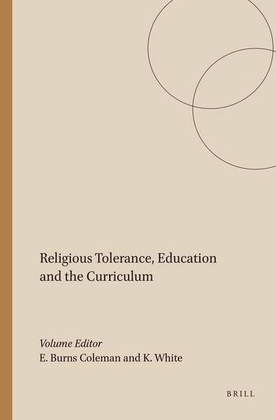 Produktbild: Religious Tolerance, Education and the Curriculum