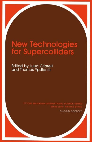 Produktbild: New Technologies for Supercolliders