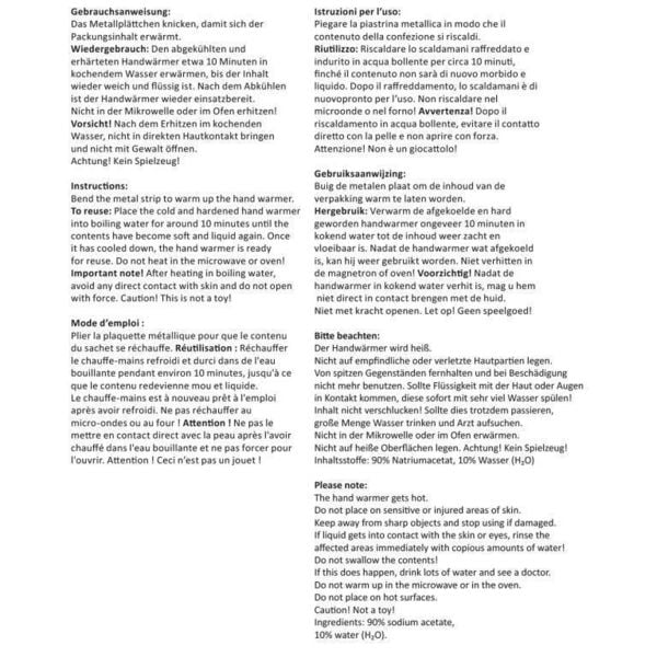 Produktbild: Handw&auml;rmer Sch&ouml;n