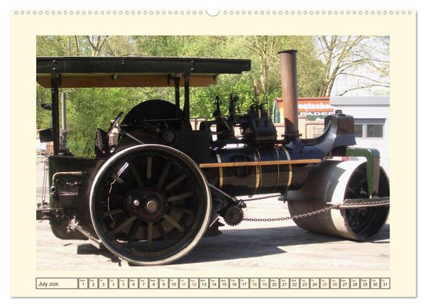Produktbild: Steam engines (High Quality Premium Wall Calendar 2026 DIN A2 landscape),CALVENDO 12 Month Wall Calendar