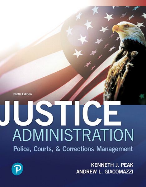 Produktbild: Justice Administration: Police, Courts, & Corrections Management