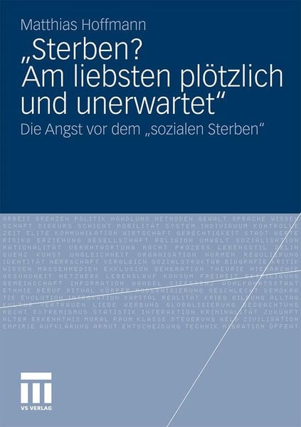 Produktbild: "Sterben? Am liebsten pl&ouml;tzlich und unerwartet."