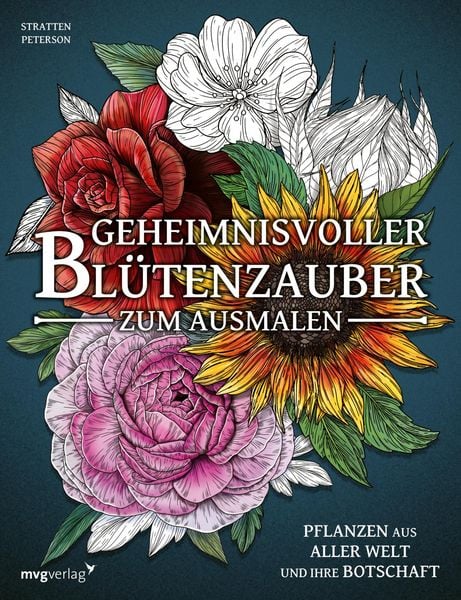 Produktbild: Geheimnisvoller Bl&uuml;tenzauber zum Ausmalen