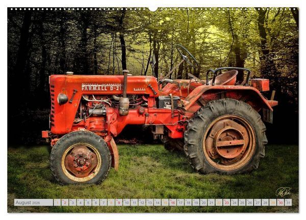 Produktbild: Oldtimer Sch&auml;tze. Ein Traktoren-Kalender (hochwertiger Premium Wandkalender 2026 DIN A2 quer), Kunstdruck in Hochglanz