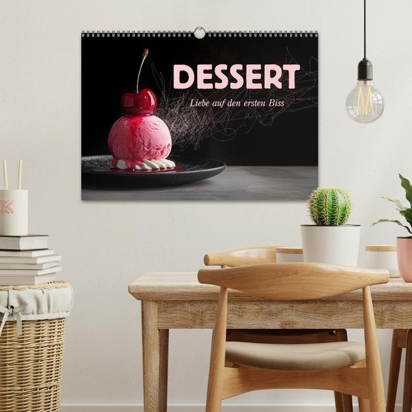 Produktbild: Dessert - Liebe auf den ersten Biss (Wandkalender 2026 DIN A3 quer), CALVENDO Monatskalender