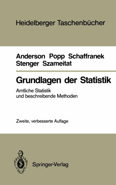 Produktbild: Grundlagen der Statistik