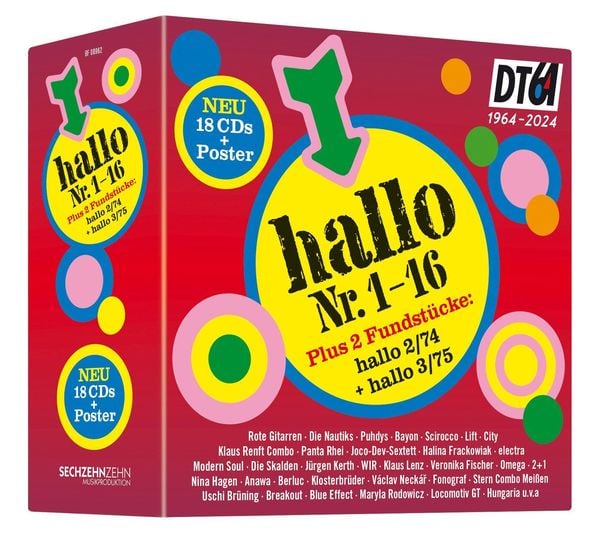 Produktbild: Hallo, 18 CD Box