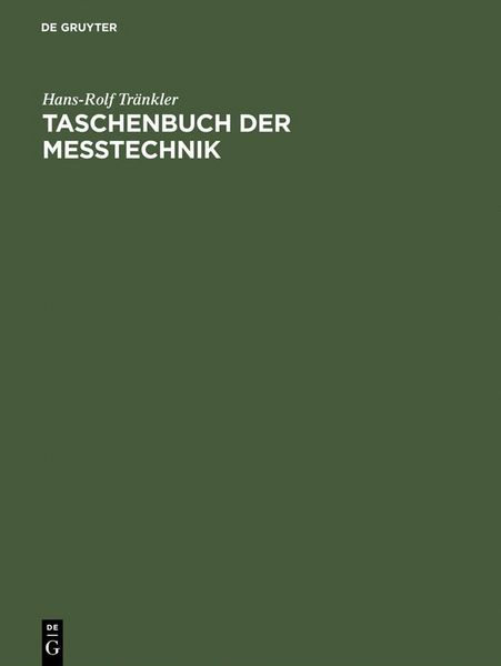 Produktbild: Taschenbuch der Me&szlig;technik