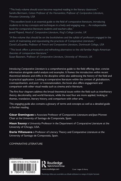 Produktbild: Introducing Comparative Literature