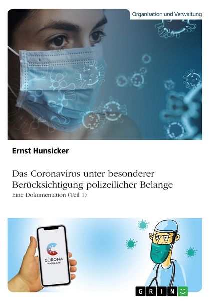 Produktbild: Das Coronavirus unter besonderer Ber&uuml;cksichtigung polizeilicher Belange