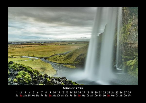 Produktbild: Wasserf&auml;lle 2025 Fotokalender DIN A3