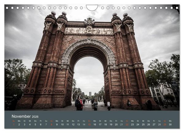 Produktbild: Barcelona - Faszinierende Architektur (Wandkalender 2026 DIN A4 quer), CALVENDO Monatskalender