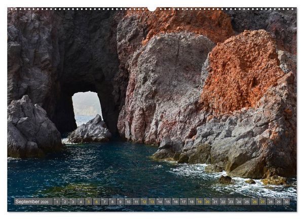 Produktbild: Das &Auml;olische Archipel - Inseln vom Vulkan geboren (hochwertiger Premium Wandkalender 2026 DIN A2 quer), Kunstdruck in Hochglanz
