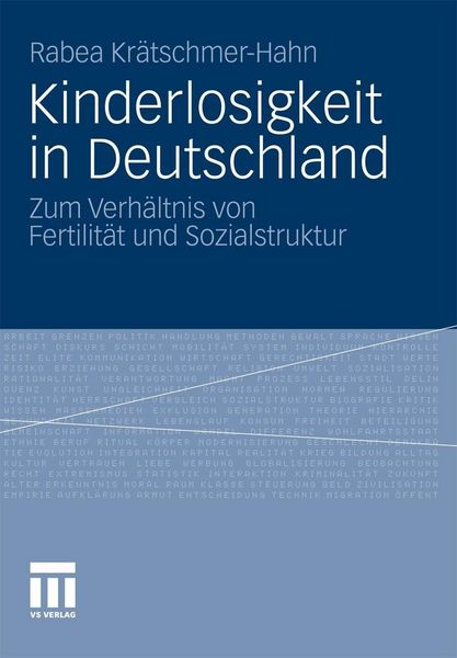 Produktbild: Kinderlosigkeit in Deutschland