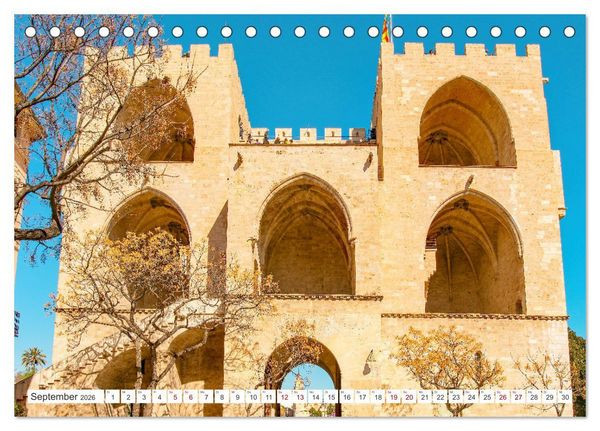 Produktbild: Valencia - Stadt mit besonderem Zauber (Tischkalender 2026 DIN A5 quer), CALVENDO Monatskalender
