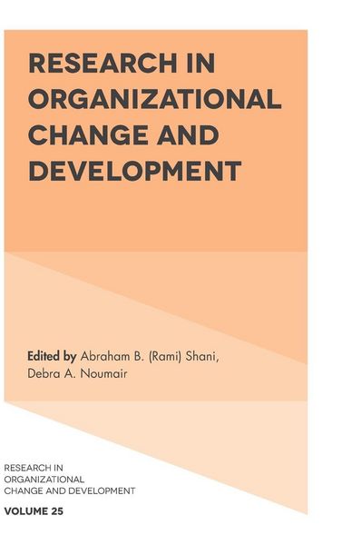 Produktbild: Research in Organizational Change and Development