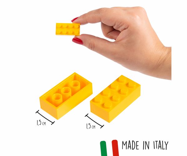 Produktbild: Simba 104118898 - Blox Steine in Dose, Konstruktionsspielzeug, 100, gelb