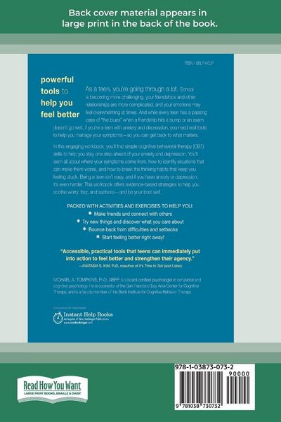 Produktbild: The Anxiety and Depression Workbook for Teens