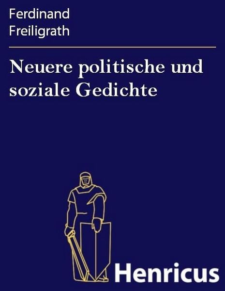Produktbild: Neuere politische und soziale Gedichte