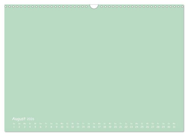 Produktbild: Regenbogen Kinder Bastelkalender - Zum Selbstgestalten - DIY Kreativ-Kalender (Wandkalender 2026 DIN A3 quer), CALVENDO Monatskalender