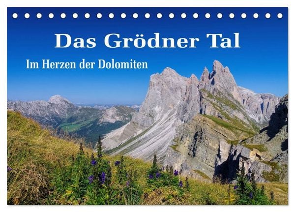 Produktbild: Das Gr&ouml;dner Tal - Im Herzen der Dolomiten (Tischkalender 2026 DIN A5 quer), CALVENDO Monatskalender