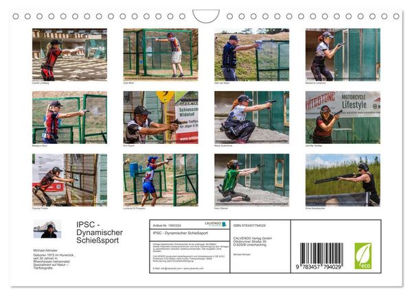 Produktbild: IPSC - Dynamischer Schie&szlig;sport (Wandkalender 2026 DIN A4 quer), CALVENDO Monatskalender