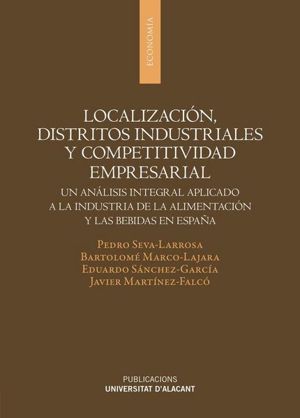 Produktbild: Localizaci&oacute;n, distritos industriales y competitividad empresarial