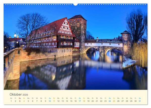 Produktbild: Deutsche Br&uuml;cken (Wandkalender 2026 DIN A2 quer), CALVENDO Monatskalender