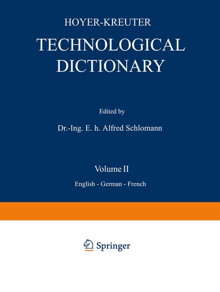 Produktbild: Technological Dictionary