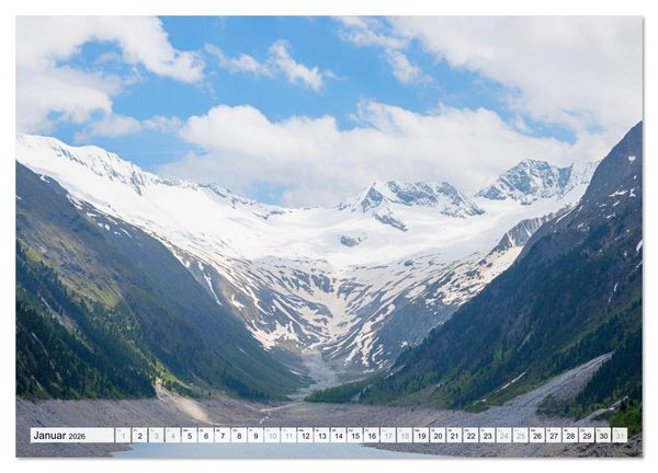 Produktbild: Zillertal - Bergidylle rund um Mayrhofen 2026 (Wandkalender 2026 DIN A3 quer), CALVENDO Monatskalender