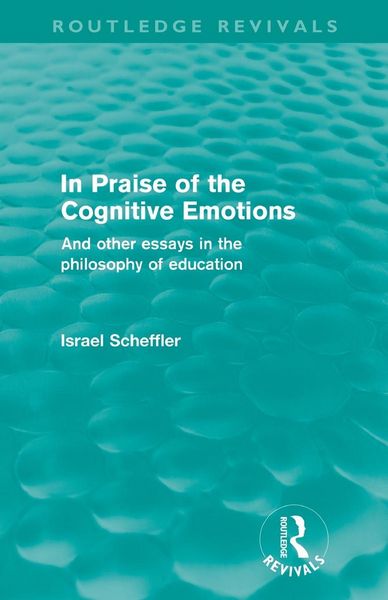 Produktbild: In Praise of the Cognitive Emotions (Routledge Revivals)